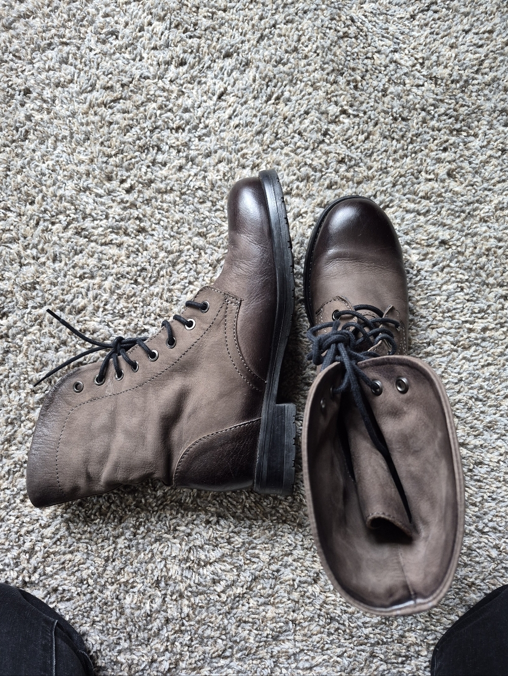 Clarks Leather Lace Up Boot - Picture 3 of 5